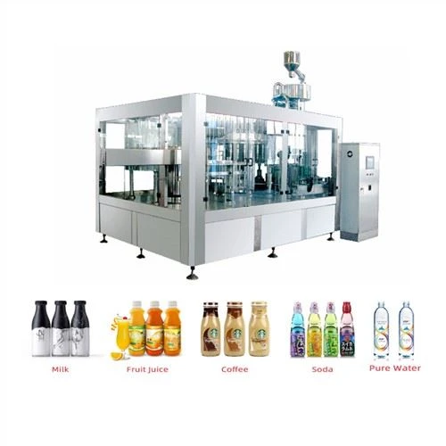Automático 3 em 1 Bebidas Carbonadas Garrafa De lavar máquina de enchimento monobloco equipamento de enchimento